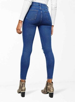 NEW LOOK Hallie High-Rise Super Skinny Jeans Duck Egg  - Image 2