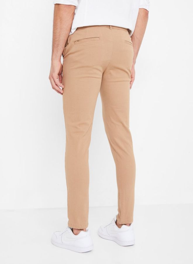 Skinny Fit Chinos Beige - v1597847704/N32548337V_2