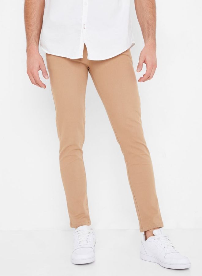 Skinny Fit Chinos Beige - v1597847705/N32548337V_1