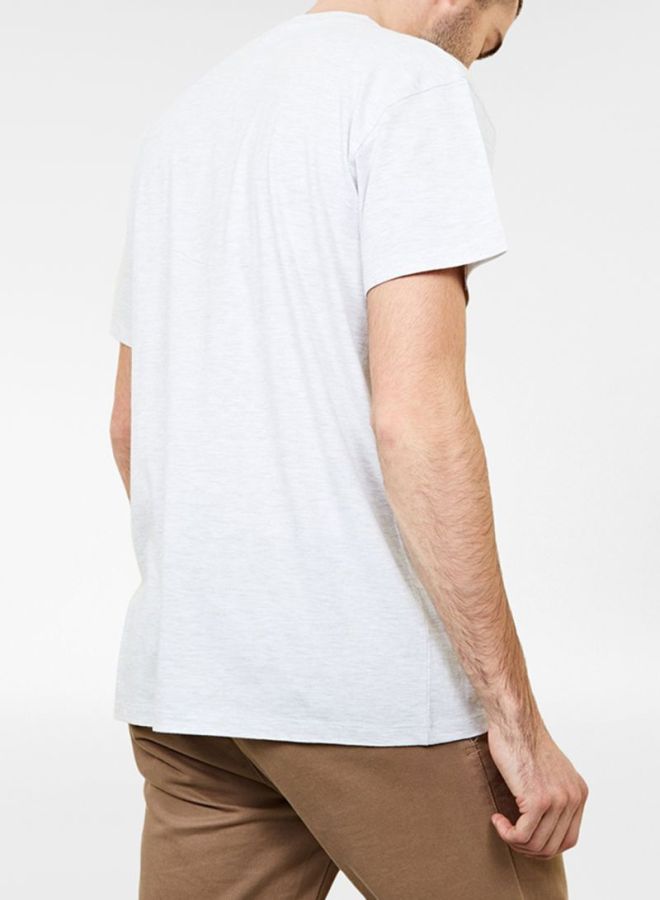 NEW LOOK Idols Embroidered T-Shirt Grey - Image 2