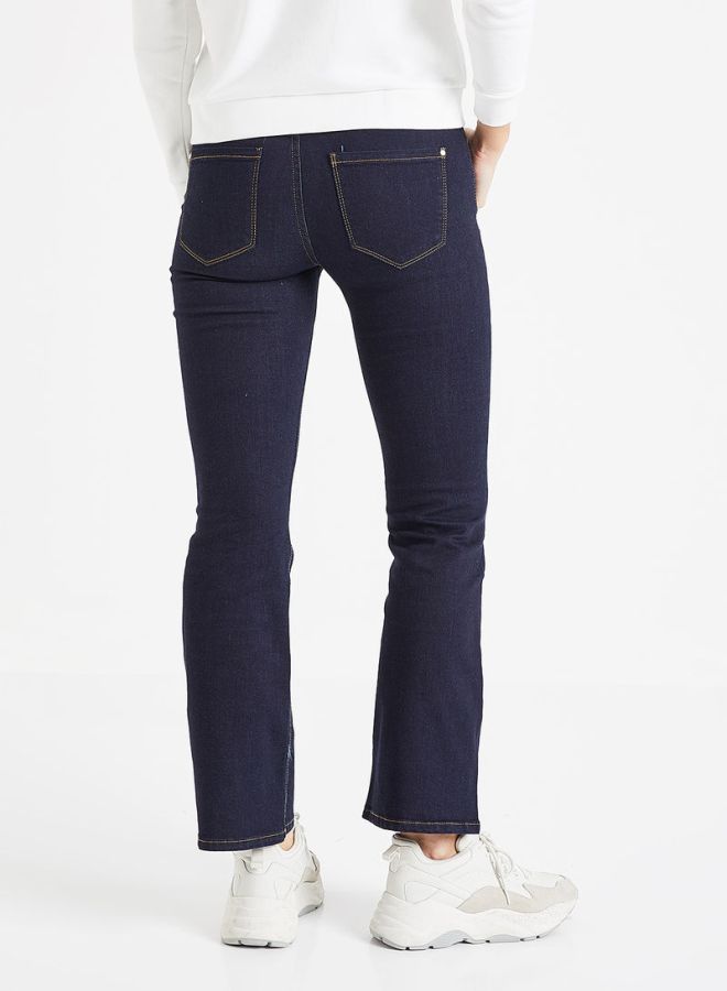 Jacqueline de Yong - Elia Flared Jeans Navy - Image 1