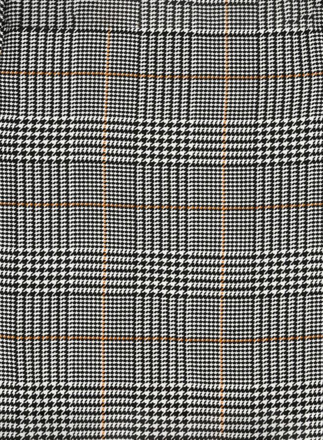 NAME IT Houndstooth Printed Dress Grey Melange - Image 3