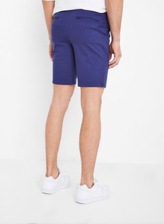 STATE 8 Slim Fit Chino Shorts Navy  - Image 2