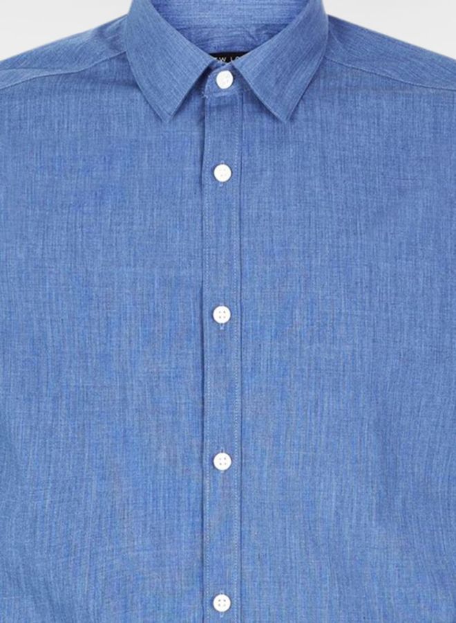 نيو لوك قميص برقبة بطوق أزرق - Image 4