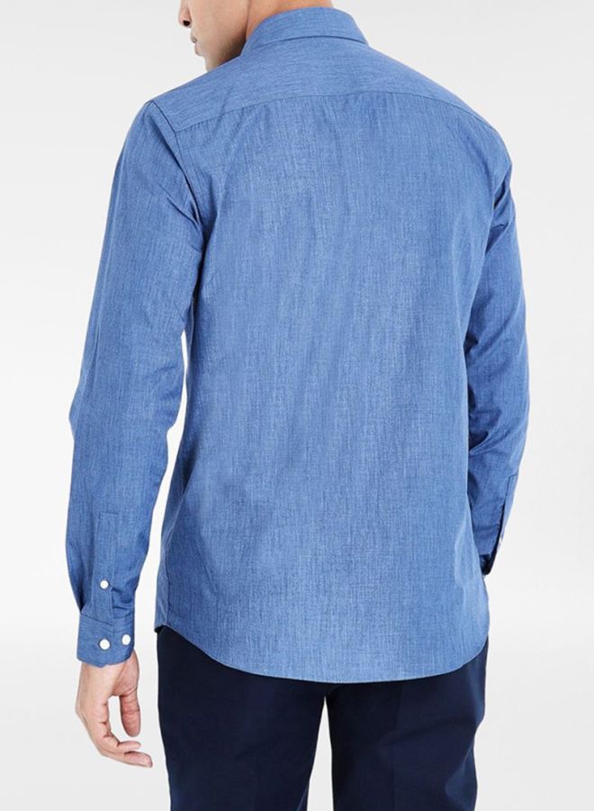 نيو لوك قميص برقبة بطوق أزرق - Image 2