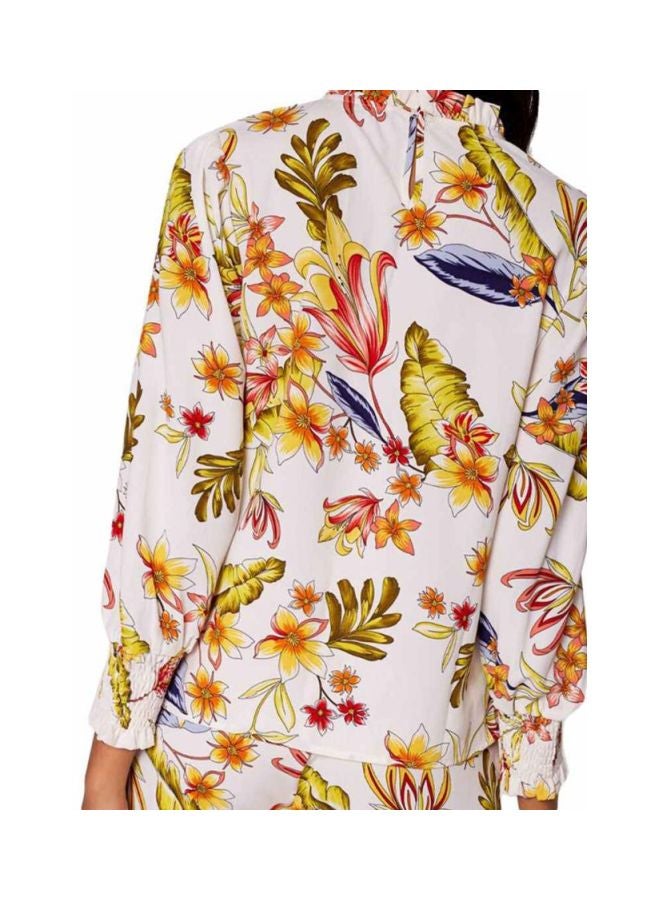 RINA Floral Printed Jumpsuit Multicolour - Image 2