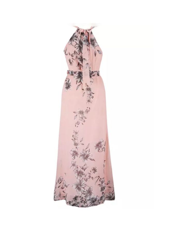 Y&D Printed Pattern Maxi Dress Peach  - Image 2