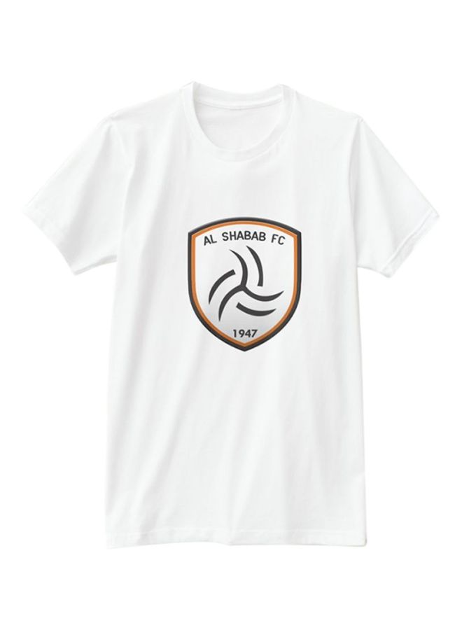 1st Piece Al Shabab FC Printed T-shirt White  - Image 1