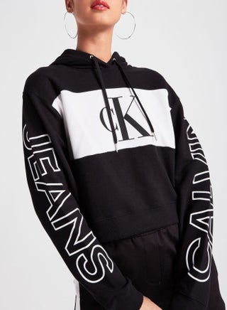 Colorblock Logo Hoodie Black/White/Black - v1597848421/N30691716V_1