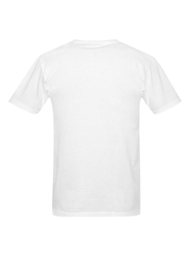 1st Piece - Cristiano Ronaldo Printed T-Shirt White - Image 1