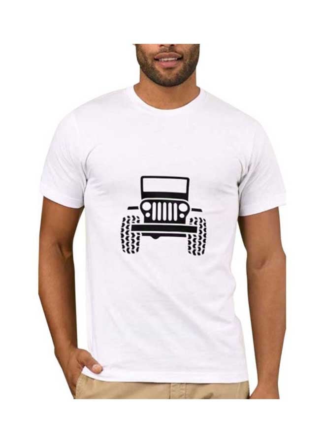 1st Piece Round Neck T-Shirt White  - Image 1