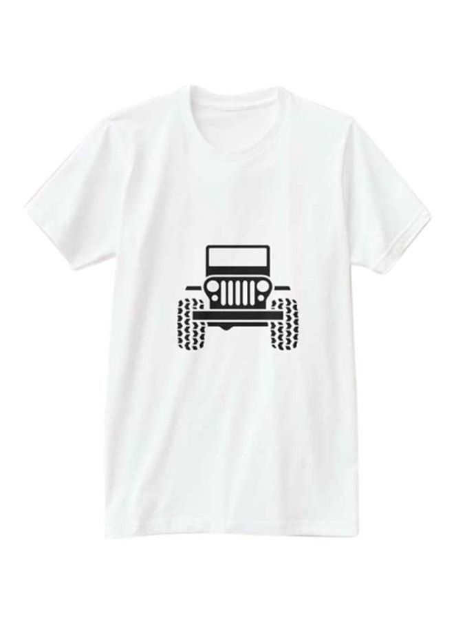 1st Piece Round Neck T-Shirt White  - Image 3