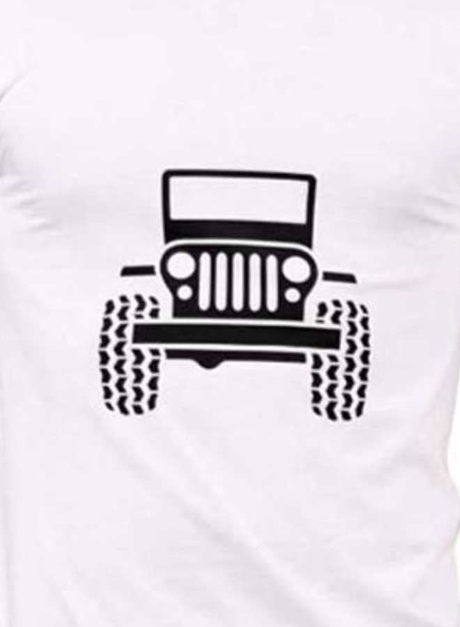 1st Piece Round Neck T-Shirt White  - Image 4