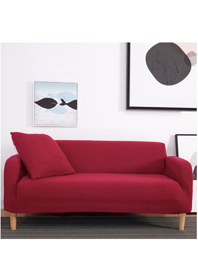 Beauenty 3-Seater Sofa Cover Red 190-230cm - Image 2