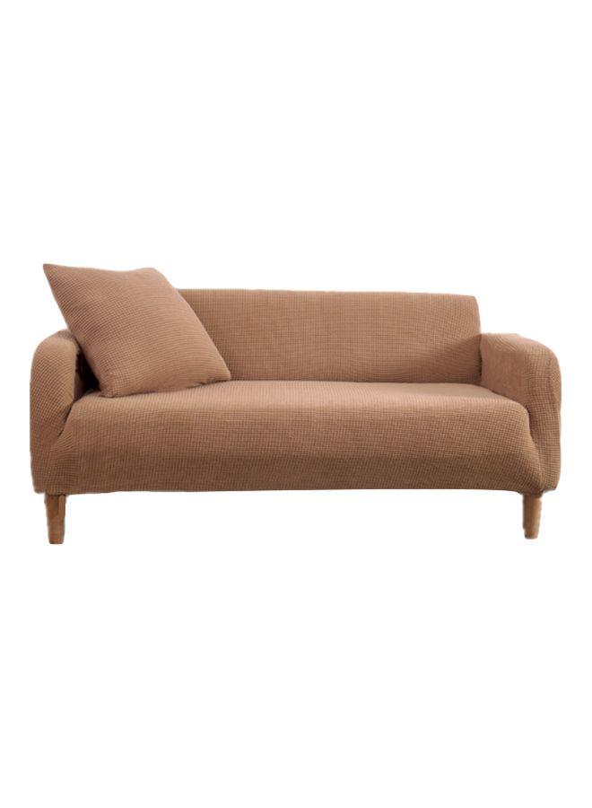 بيوينتي غطاء أريكة بثلاثة مقاعد بلون قهوة 190-230سم - Image 1