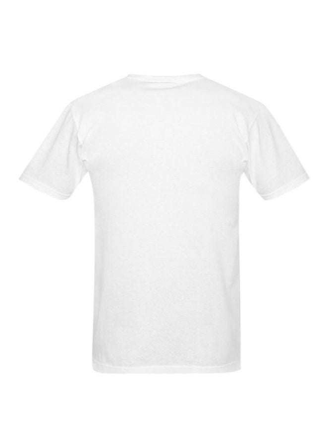 1st Piece - Cristiano Ronaldo Printed T-Shirt White - Image 1