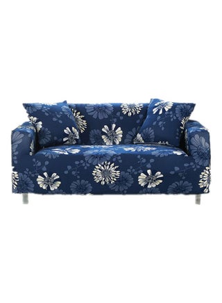 3-Seater Sofa Slipcover Blue/White - v1597848625/N39850658A_1