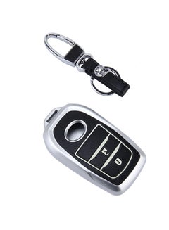 Car Auto PU Leather Key Ring Protection Cover Set