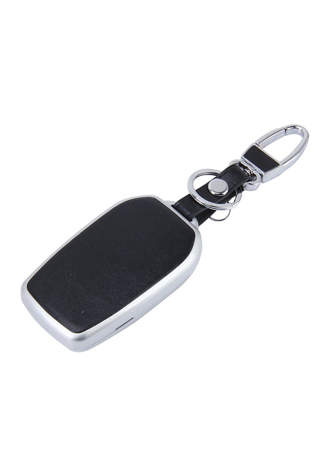 Generic - Car Auto PU Leather Key Ring Protection Cover Set - Image 1