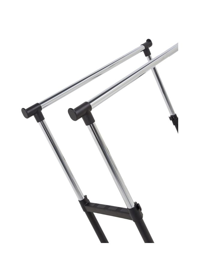 Dual Rod Garment Rack Black/Silver 86x165x44cm - v1597854385/N13831580A_3