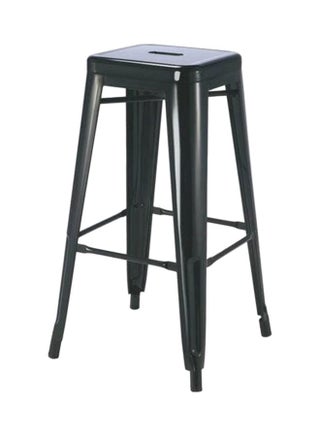 Metal Bar High Backless Stool Black 30x75x30centimeter - v1597854386/N24615752A_1