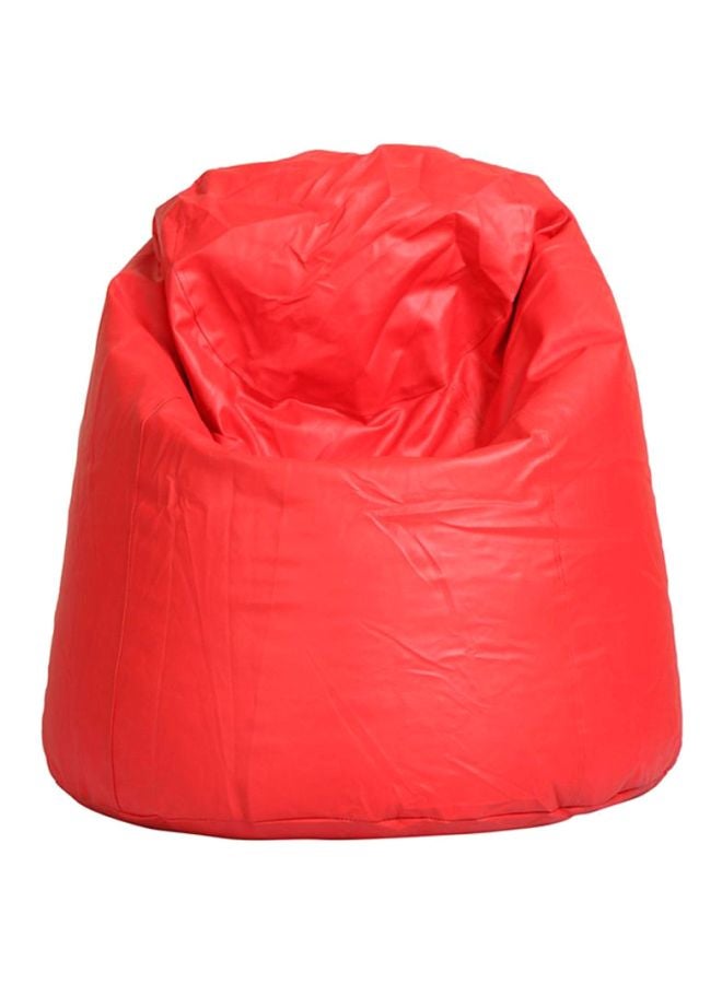 Comfy Large Style PVC Bean Bag Red 80x60cm - Image 2