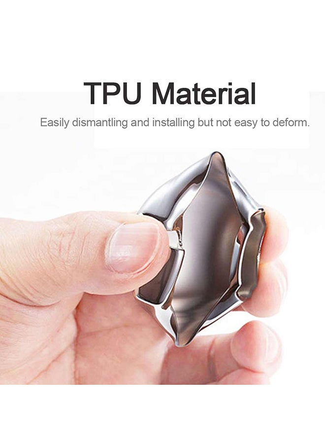 Electroplating Single-shell Car Key Case With Key Ring - Image 4