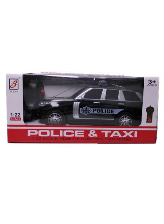 Police And Taxi Remote Control Car 30 x 13cm - Image 1