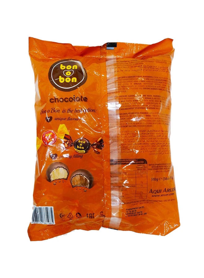 Arcor - Bon O Bon Wafer And Milk Chocolate 510grams - Image 1