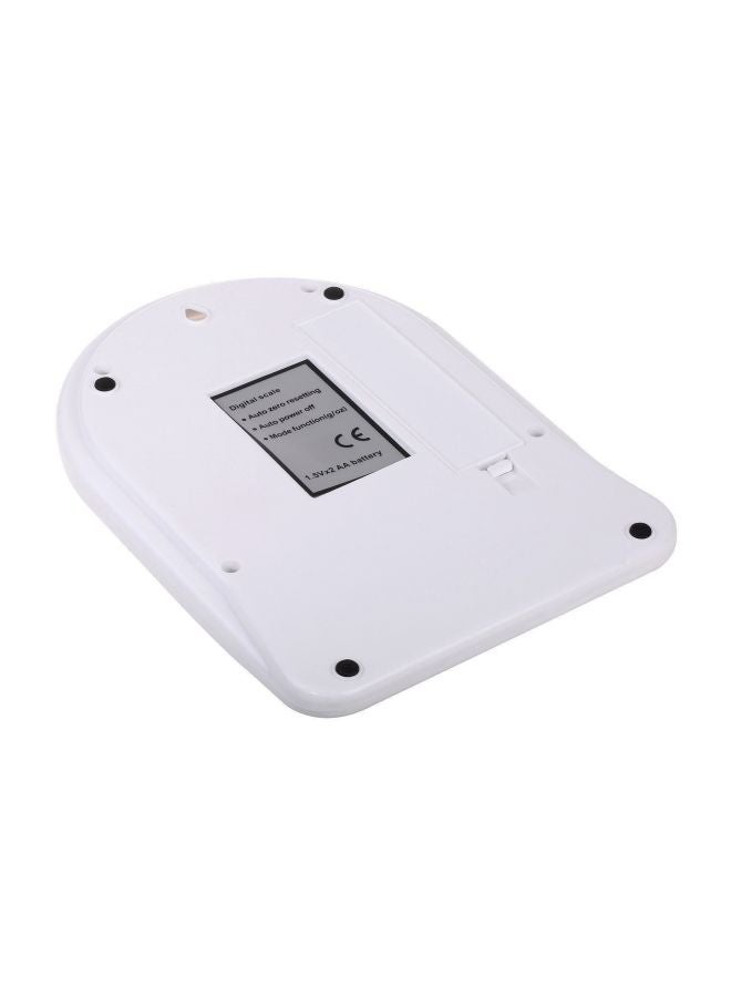 Inditradition Digital Kitchen Weighing Scale White/Black 9.65x 6.7 x1.38inch - Image 2
