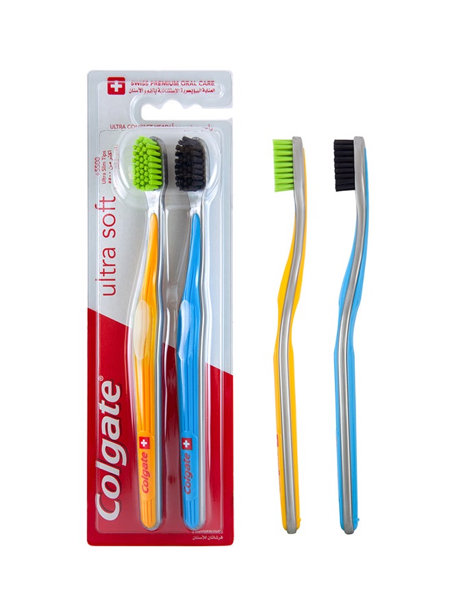 Colgate - Ultra Soft Toothbrush Assorted 2 Pieces - Image 1