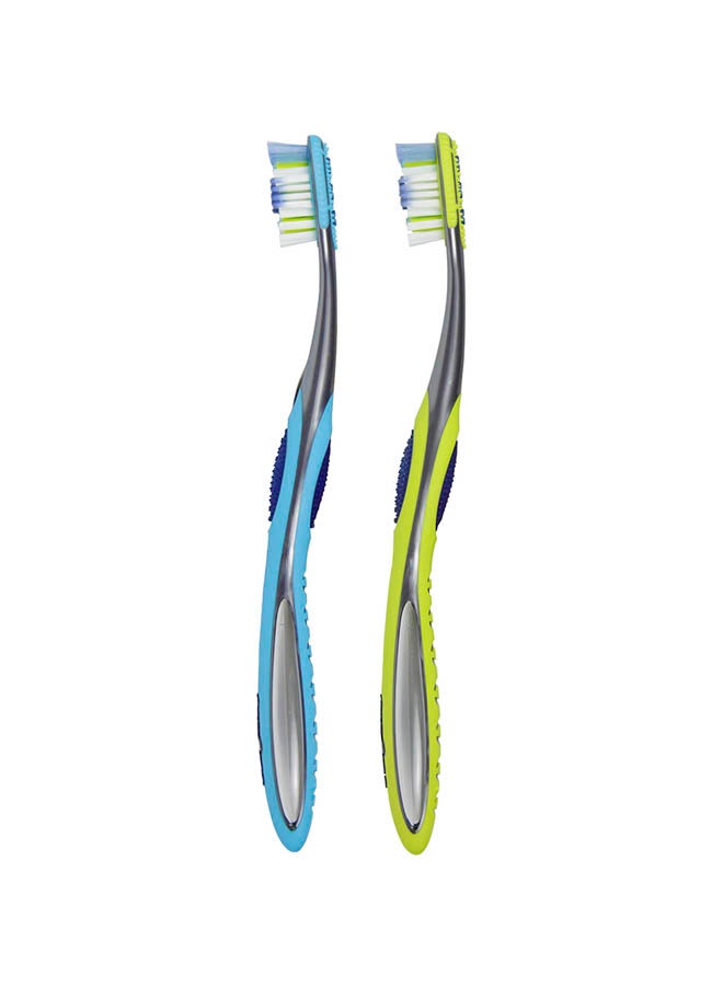 Colgate - 2-Piece Manual Toothbrush Multicolour Medium - Image 1