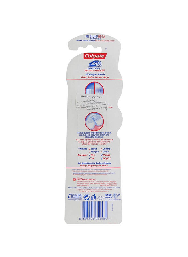 Colgate - 2-Piece Manual Toothbrush Multicolour Medium - Image 1