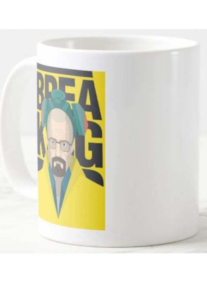 فرست بيس مج بطبعة بتصميم مسلسل "Breaking Bad" أبيض/أصفر/أسود 325ملليلتر - Image 2