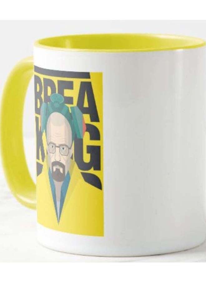 فرست بيس مج بطبعة بتصميم مسلسل "Breaking Bad" أبيض/أصفر/أسود 325ملليلتر  - Image 2