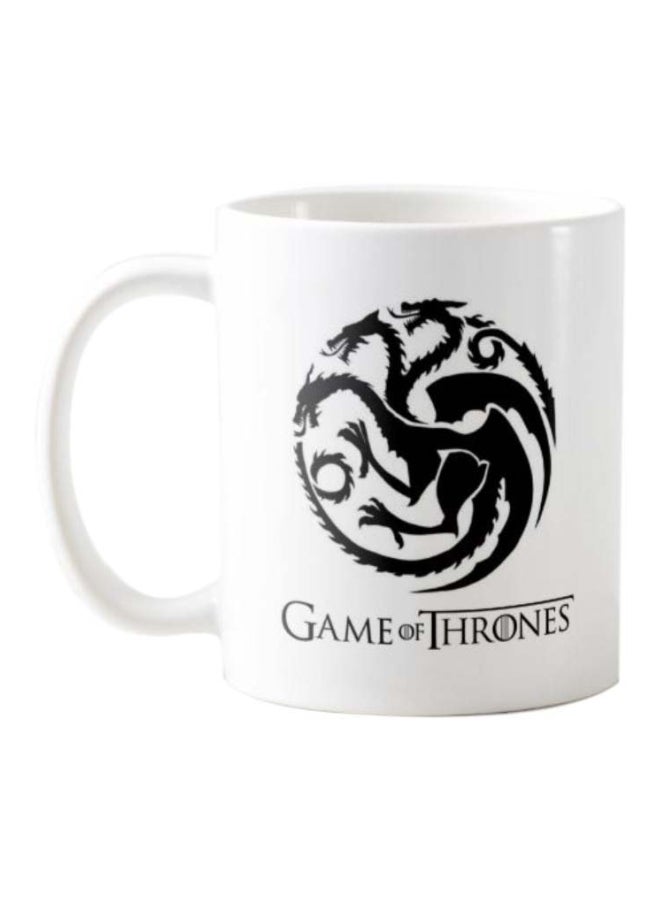 1st Piece Game Of Thornes Printed Mug White/Black  - Image 1