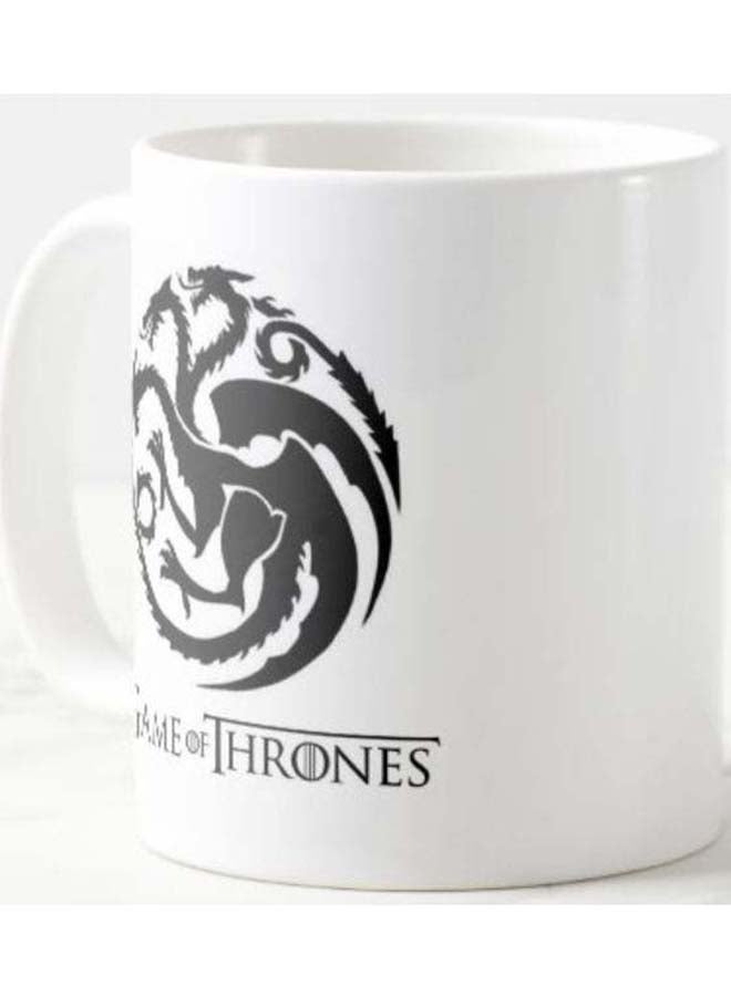1st Piece Game Of Thornes Printed Mug White/Black  - Image 2