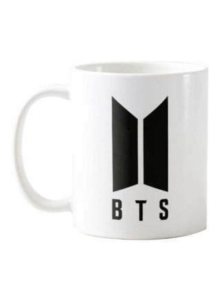 BTS Logo Printed Mug White/Black 325ml - v1597905102/N39848088A_1
