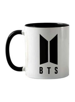 1st Piece BTS Logo Printed Mug White/Black  - Image 1
