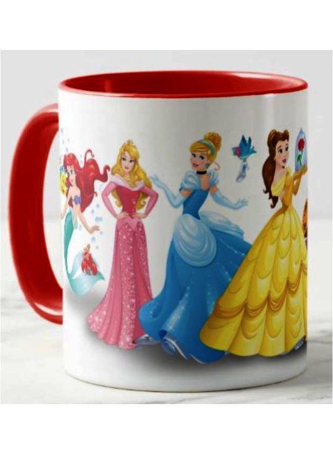 1st Piece Disney Princess Printed Mug White/Pink/Blue  - Image 2