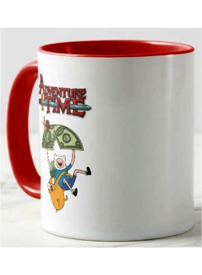 1st Piece Adventure Time Printed Mug White/Red/Green - Image 2