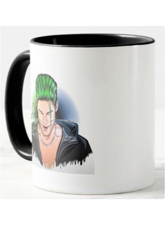 1st Piece The Joker Printed Coffee Mug White/Black/Green  - Image 2