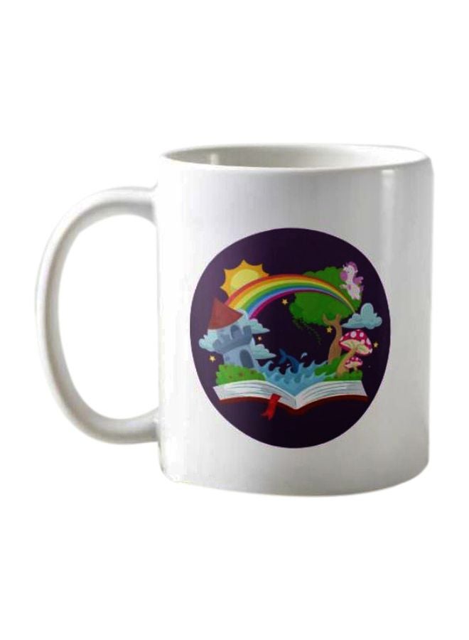 فرست بيس مج بطبعة الأرض السحرية أبيض/بنفسجي/أحمر - Image 1