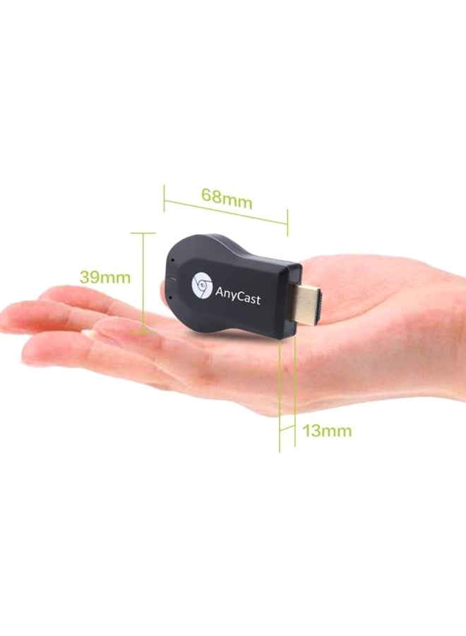 AnyCast M2 Plus TV Wi-Fi Media Receiver Dongle Black  - Image 3