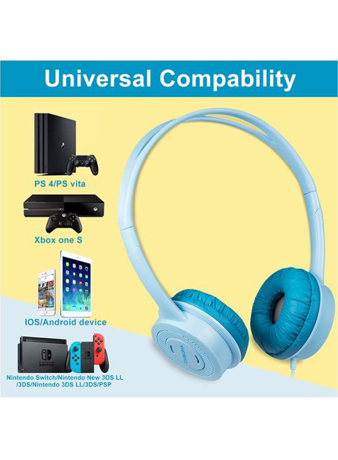 أونيكوما سماعة رأس سلكية طراز M100 أزرق - Image 4