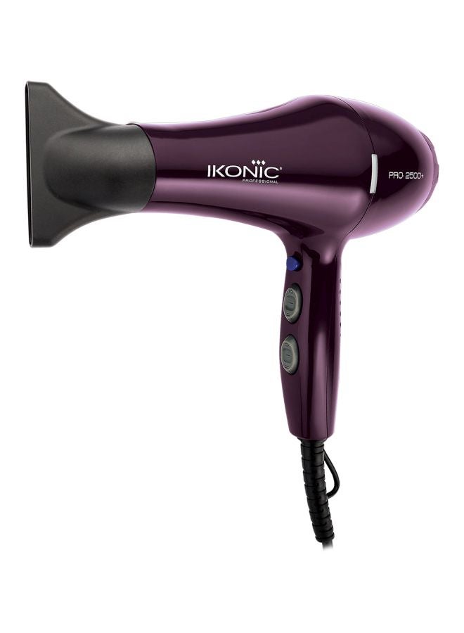 IKONIC - Pro 2500+ Hair Dryer Burgundy - Image 1