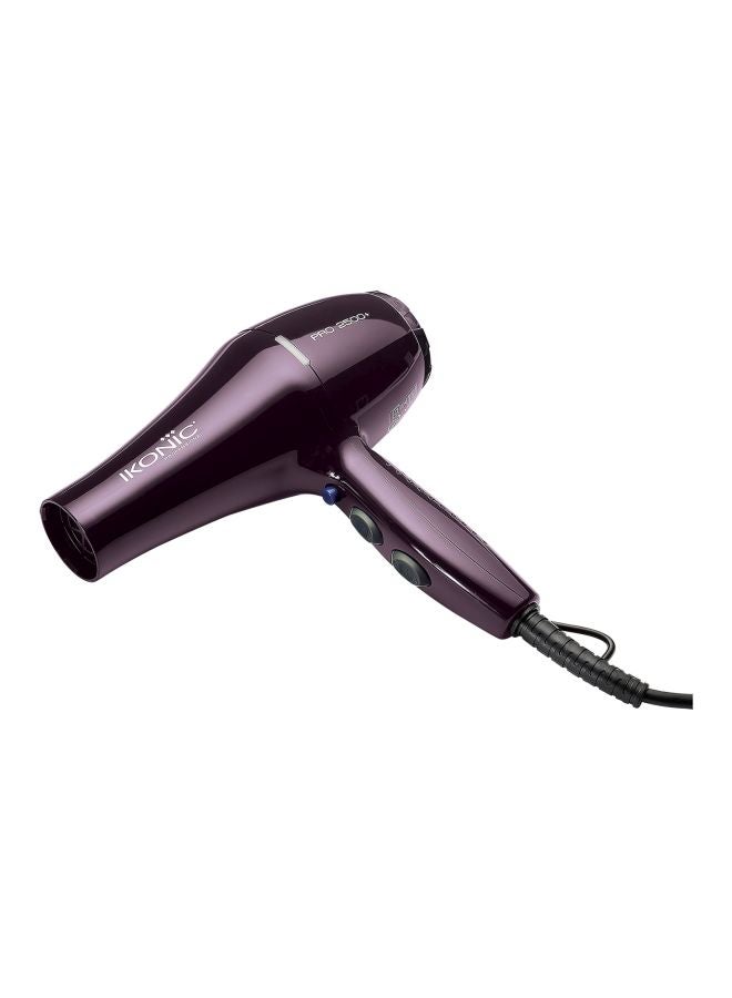IKONIC - Pro 2500+ Hair Dryer Burgundy - Image 1
