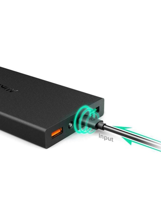 أوكي - باور بنك بمنفذين بإمكانية الشحن السريع 16000.0 mAh أسود - Image 1