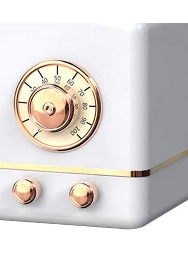 إيست ليدي جهاز ترطيب الهواء بتصميم راديو مع مصابيح LED أبيض/ذهبي - Image 2