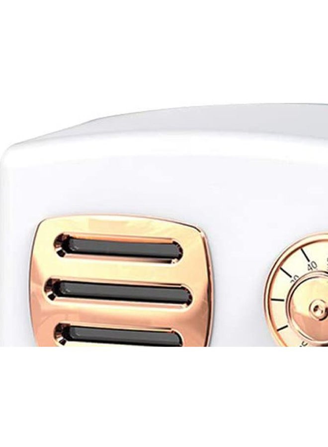 إيست ليدي جهاز ترطيب الهواء بتصميم راديو مع مصابيح LED أبيض/ذهبي - Image 3